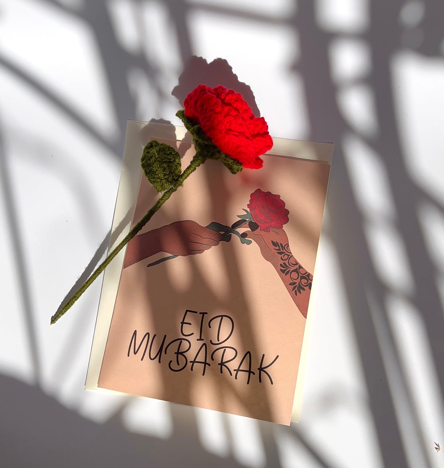 Eid Mubarak Card – Beautiful Festive Greeting for Loved Ones Without Flower