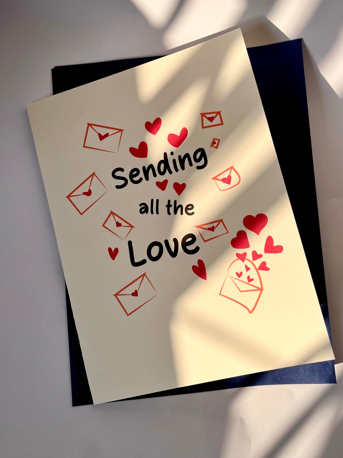 Sending All Tha Love – Love Card | Love Wishes Greeting Card