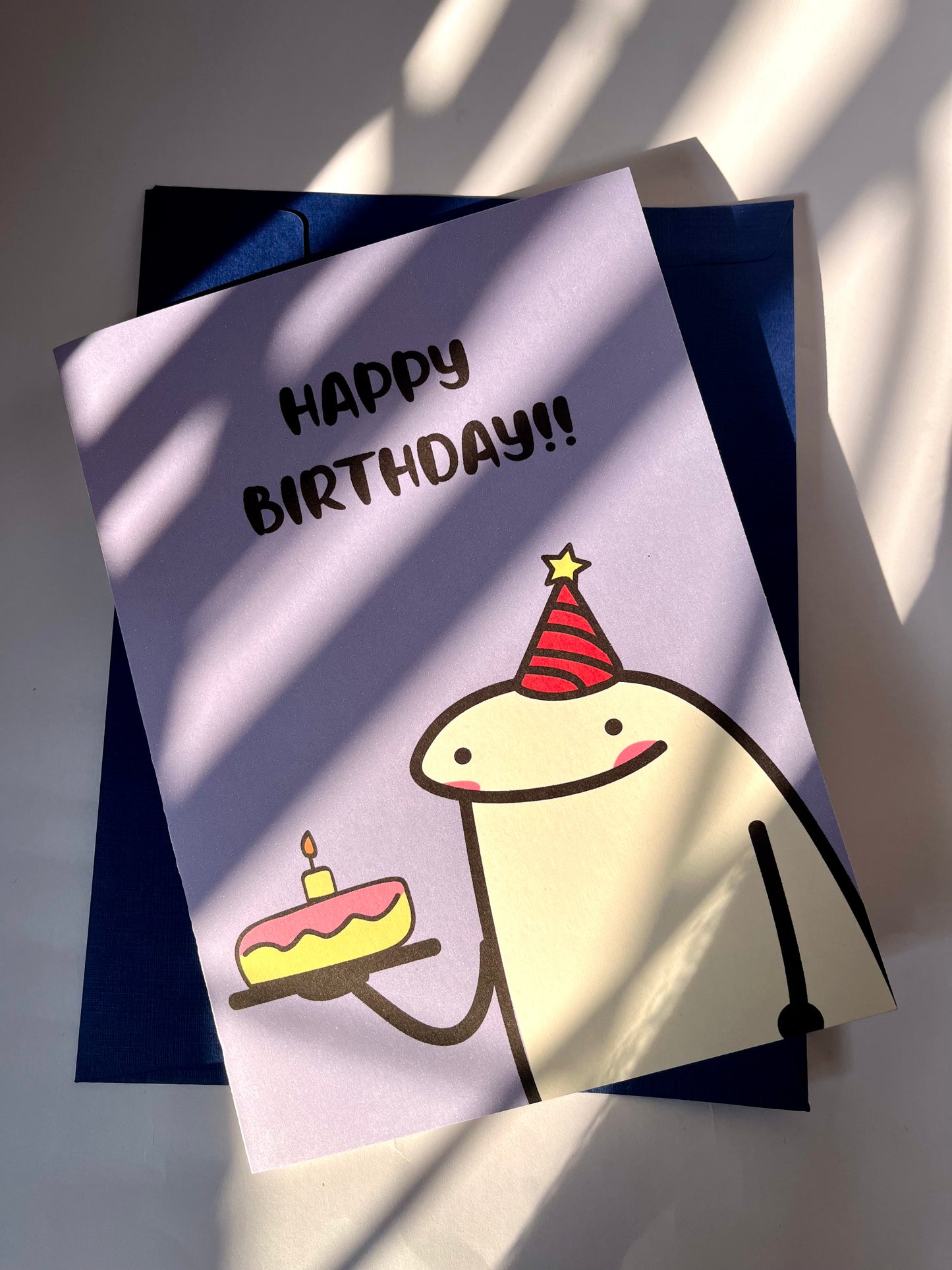 Happy Birthday, – Sweet Illustrated Birthday Card | Greeting Card