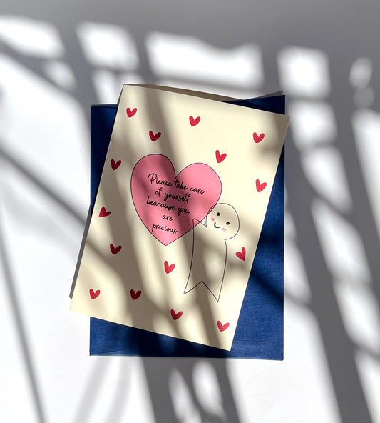 You Are Precious | Sweet Self-Care & Support Greeting Card